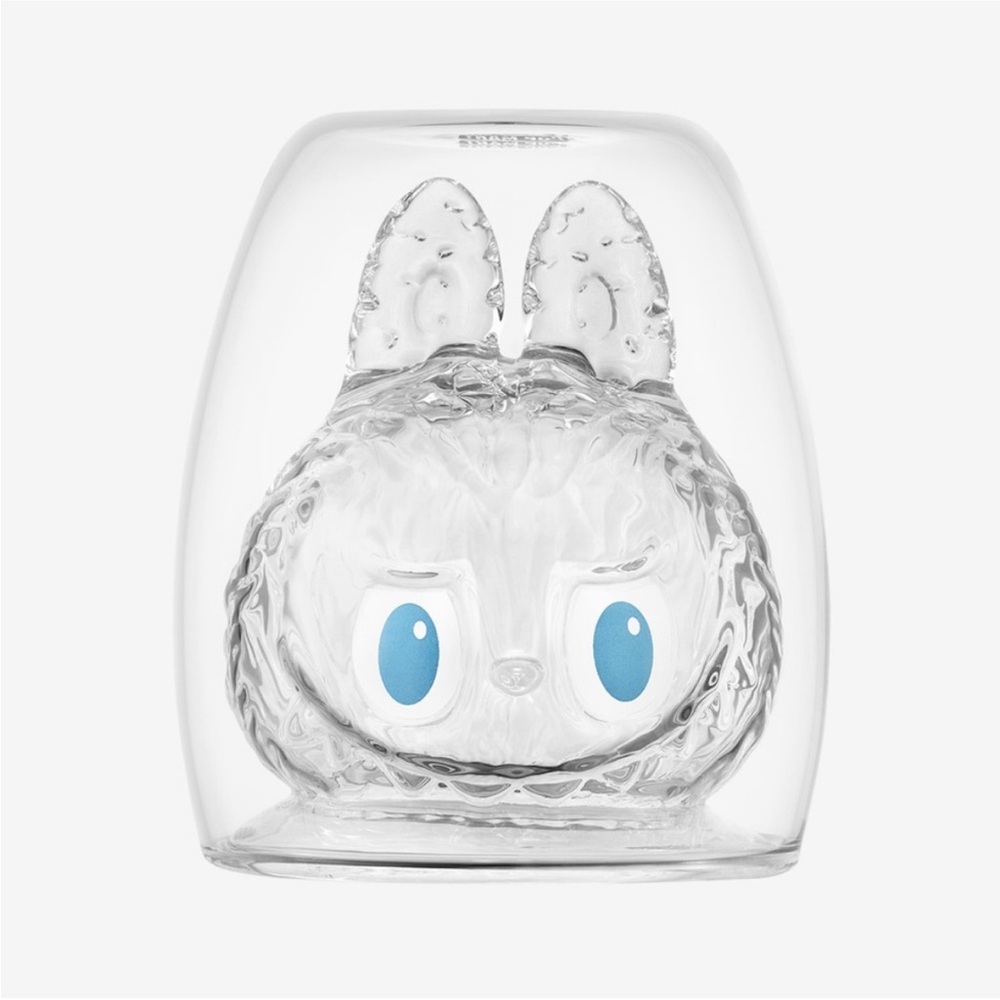 Labubu The Monsters Cheers double-walled glass cup (Innocence) - BRAND NEW